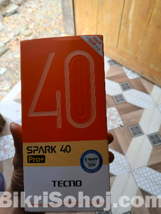 Tecno spark 40 pro +